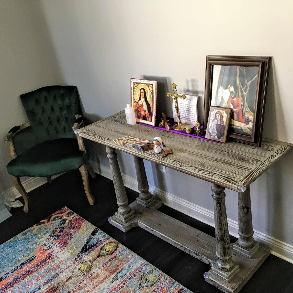 catholic home altar ideas